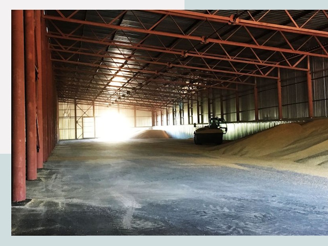 Строительство зернохранилищ в Барнауле