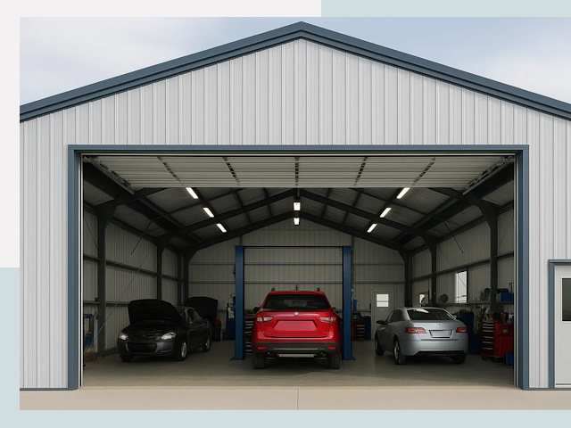 Ангары из сэндвич панелей от 607 руб. в Барнаул