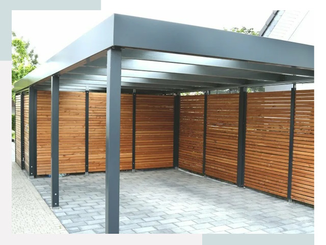 Навесы для парковки в Барнауле