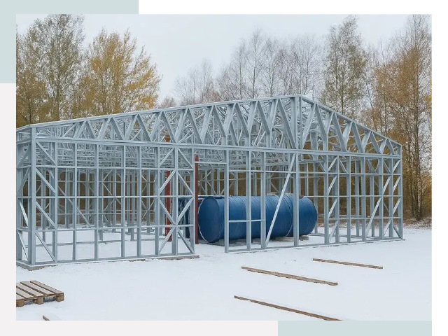 Металлические ангары в Барнауле