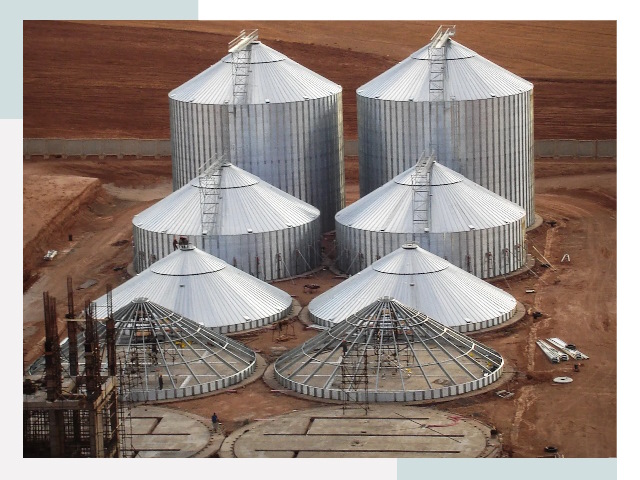 Строительство зерновых силосов в Барнауле