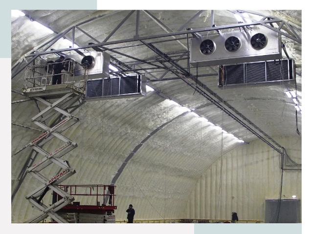Оснащение ангаров в Барнауле