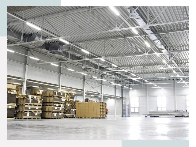 Освещение ангаров в Барнауле