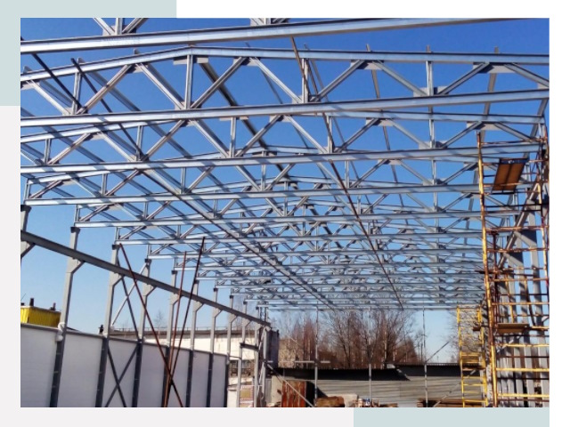 Металлокаркасы для складов в Барнауле